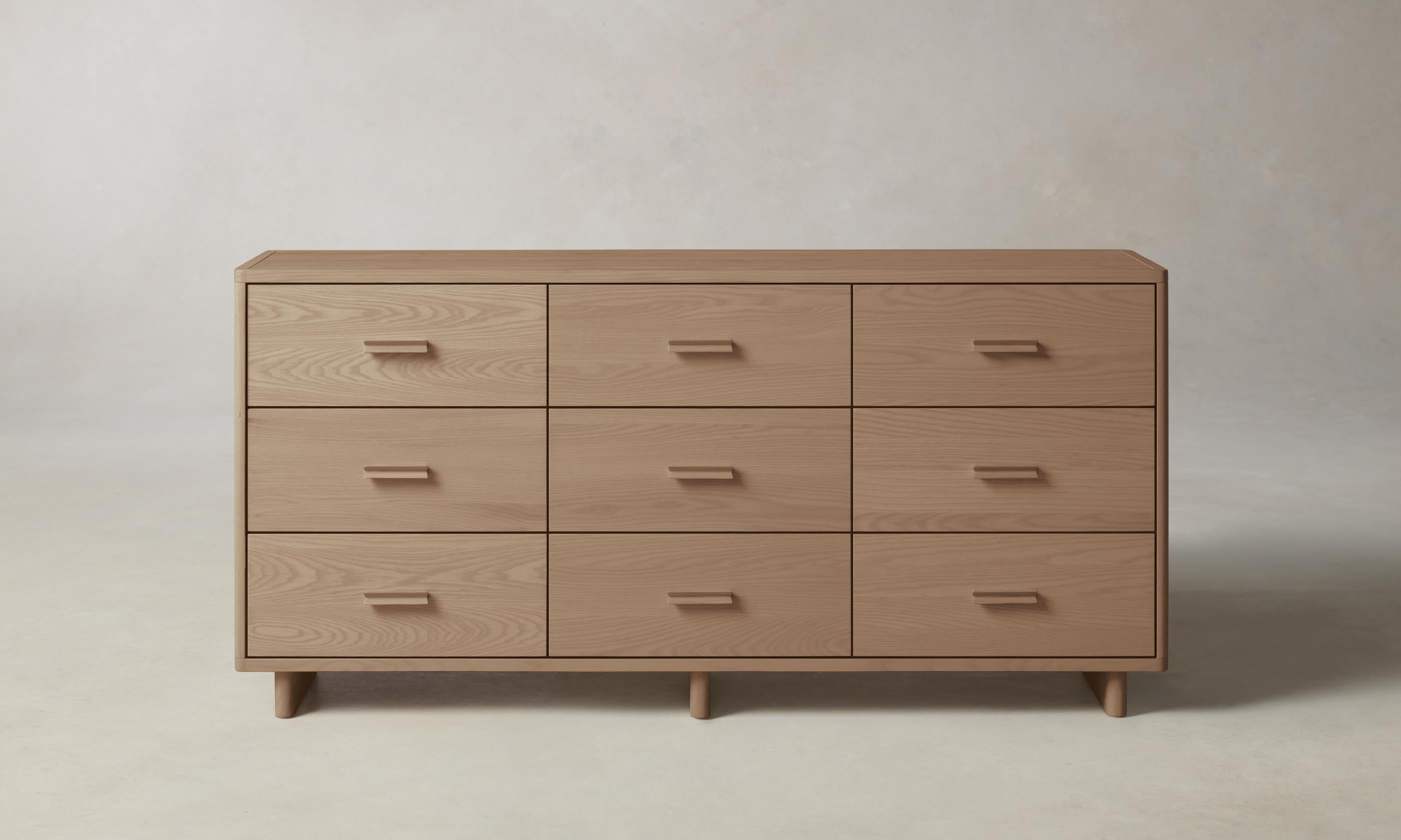 Clinton 9-Drawer Dresser - Solid Wood Bedroom Chest with Smooth Gliding Drawers | Perfect for Bedroom Storage, Guest Room Organization & Nursery Furniture