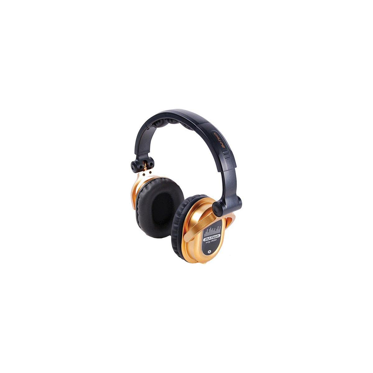 Professional DJ Headphones - DJ Tech EDJ-500 Chris Garcia Model with 1/4
