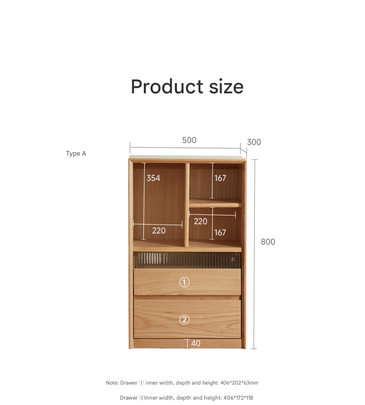 Modern Oak Solid Wood Bookcase - Stylish and Durable Bookshelf for Home Office, Living Room, or Library Storage