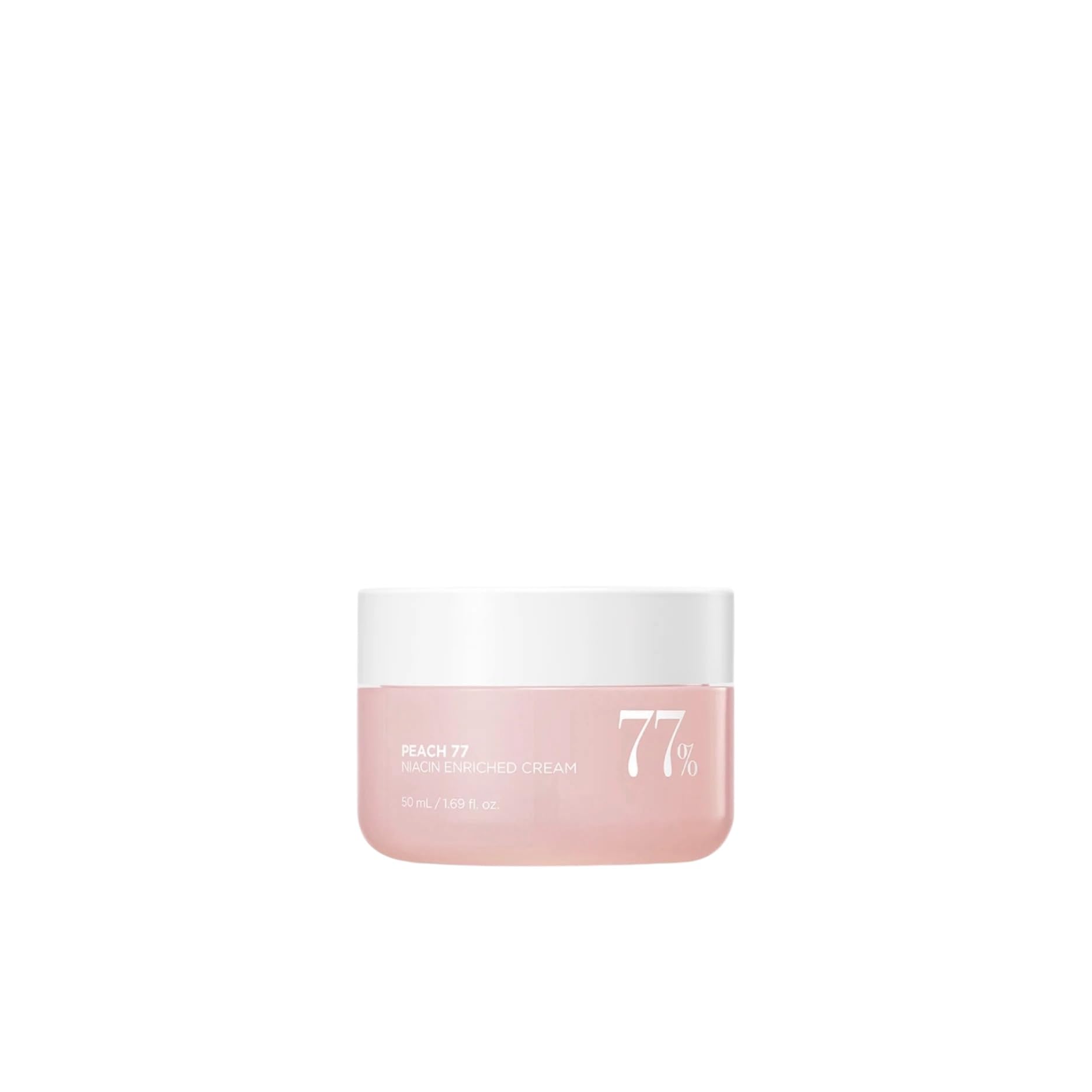 Peach 77% Cream - Vitamin B12 & Collagen Face Moisturizer for Dry Skin | Korean Hydrating Skincare for Glass Skin Effect | 50ml (1.69 fl.oz) | Perfect for Night Routine & Winter Skin Care