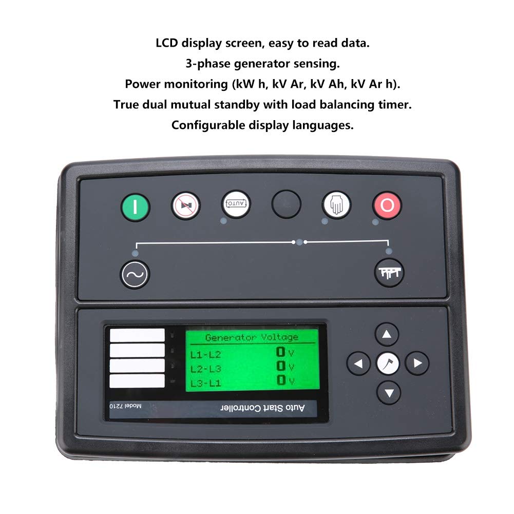Deep Sea DSE7210 Generator Controller Module - LCD Display for Power Backup