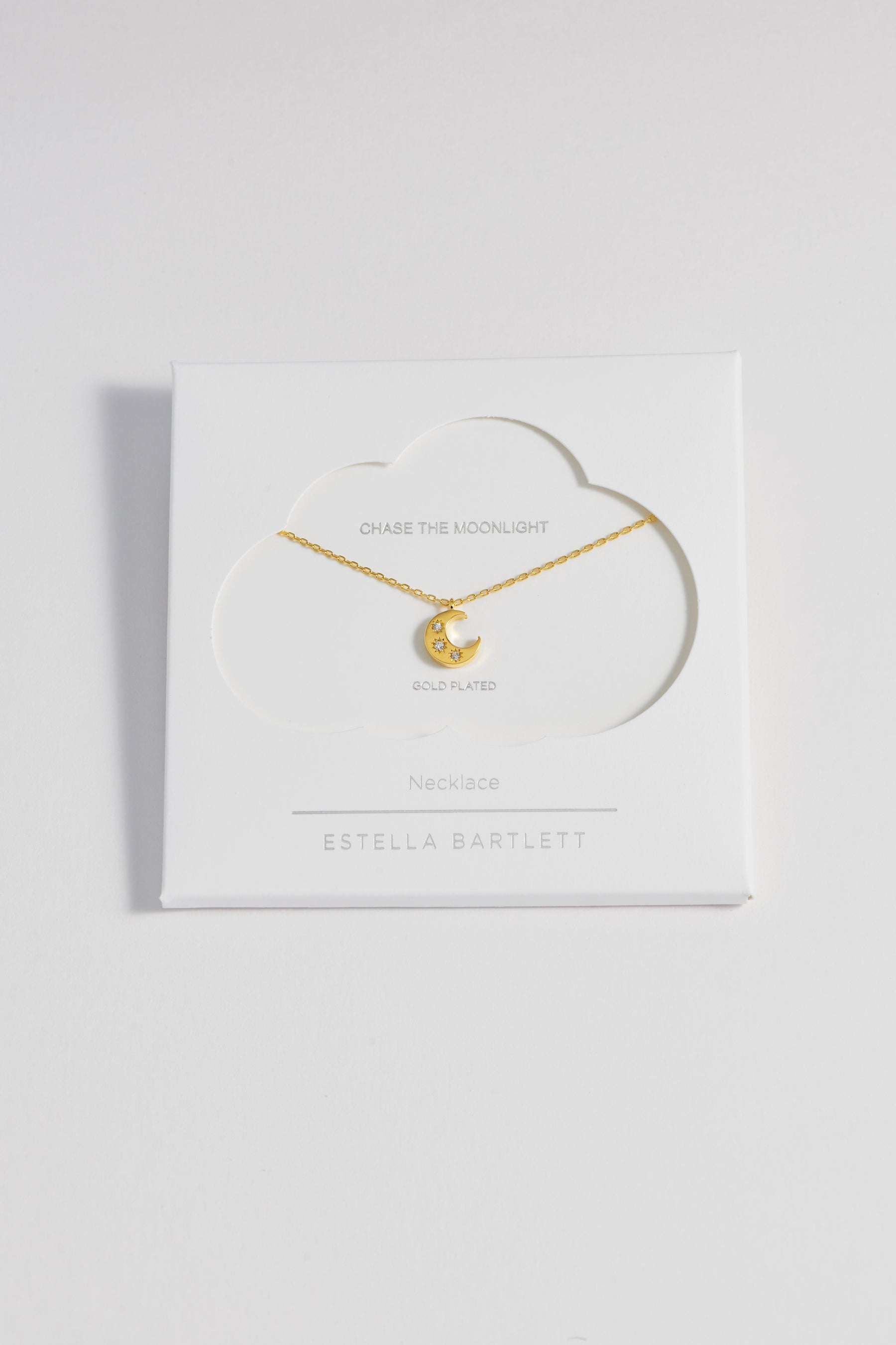 CZ Moon Pendant Necklace - 925 Sterling Silver Elegant Crescent Moon Charm Jewelry for Women - Perfect for Date Night, Gift Giving & Everyday Wear