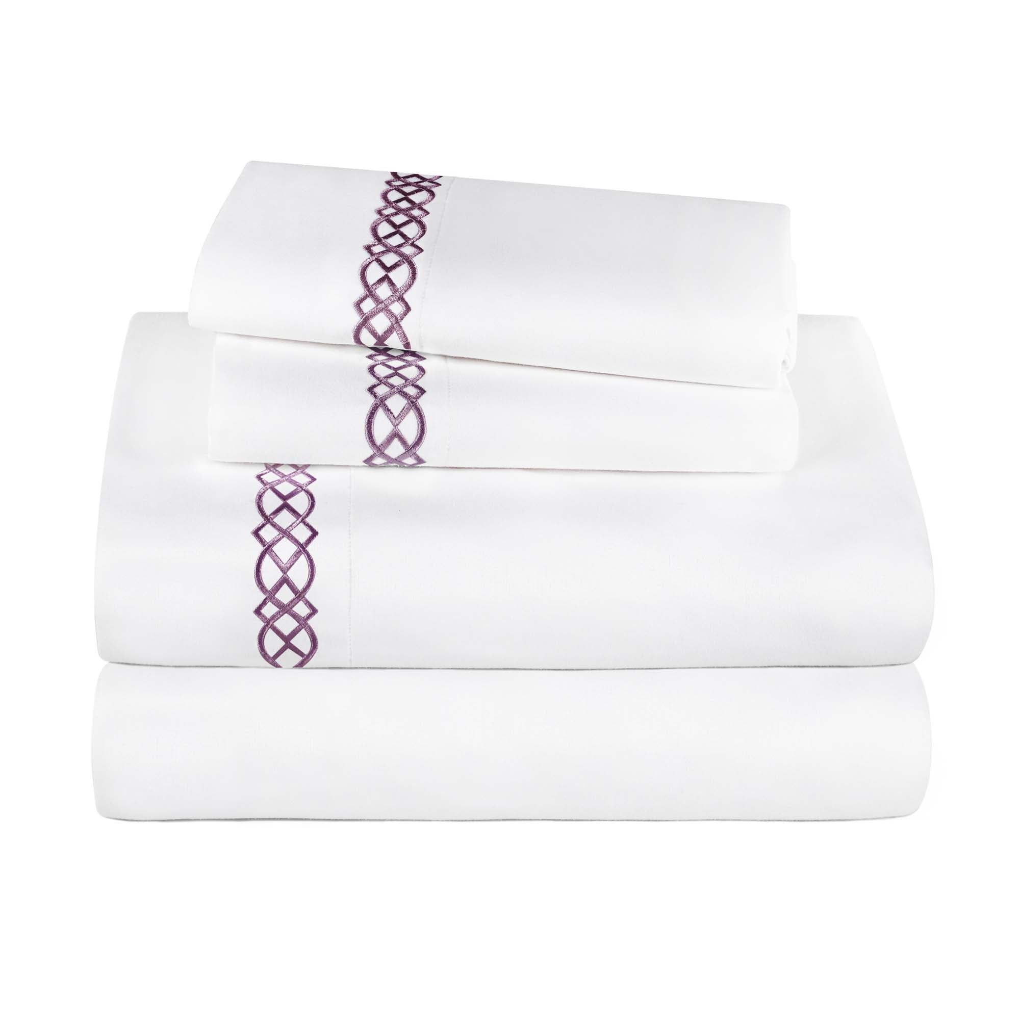 Luxury 1000 Thread Count Egyptian Cotton Bed Sheet Set - Queen Size, Soft & Breathable for Ultimate Comfort - Perfect for Master Bedroom, Guest Room & Hotel Use