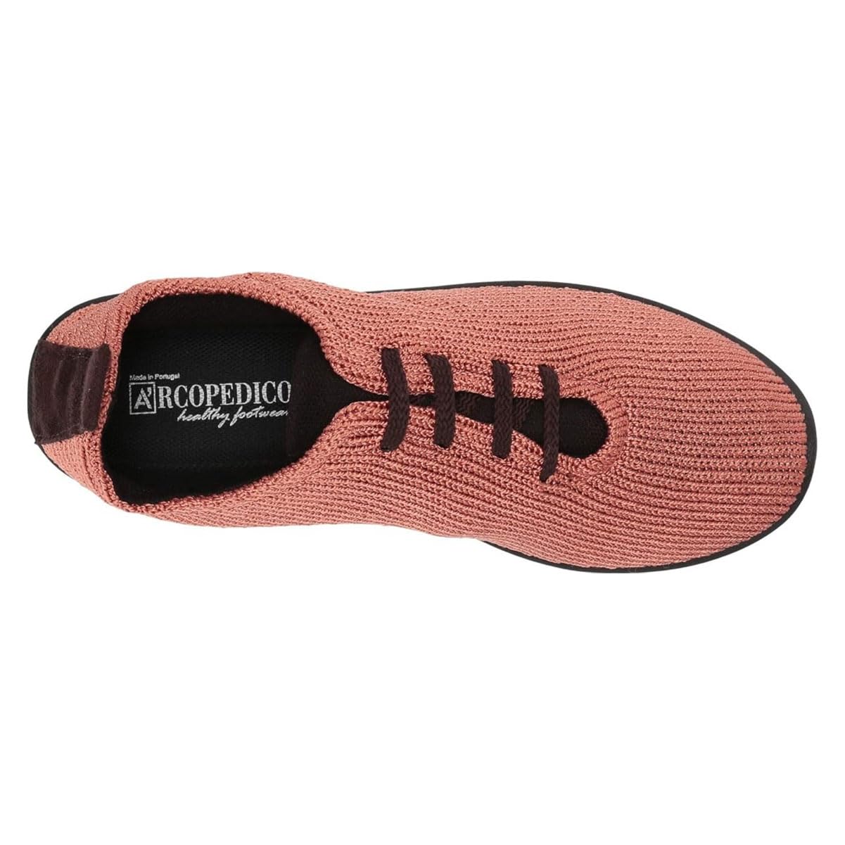Arcopedico LS Knit Lace Up Shoes for Women - Comfortable Walking & Casual Shoes with Arch Support - Perfect for Travel, Work & Everyday Wear