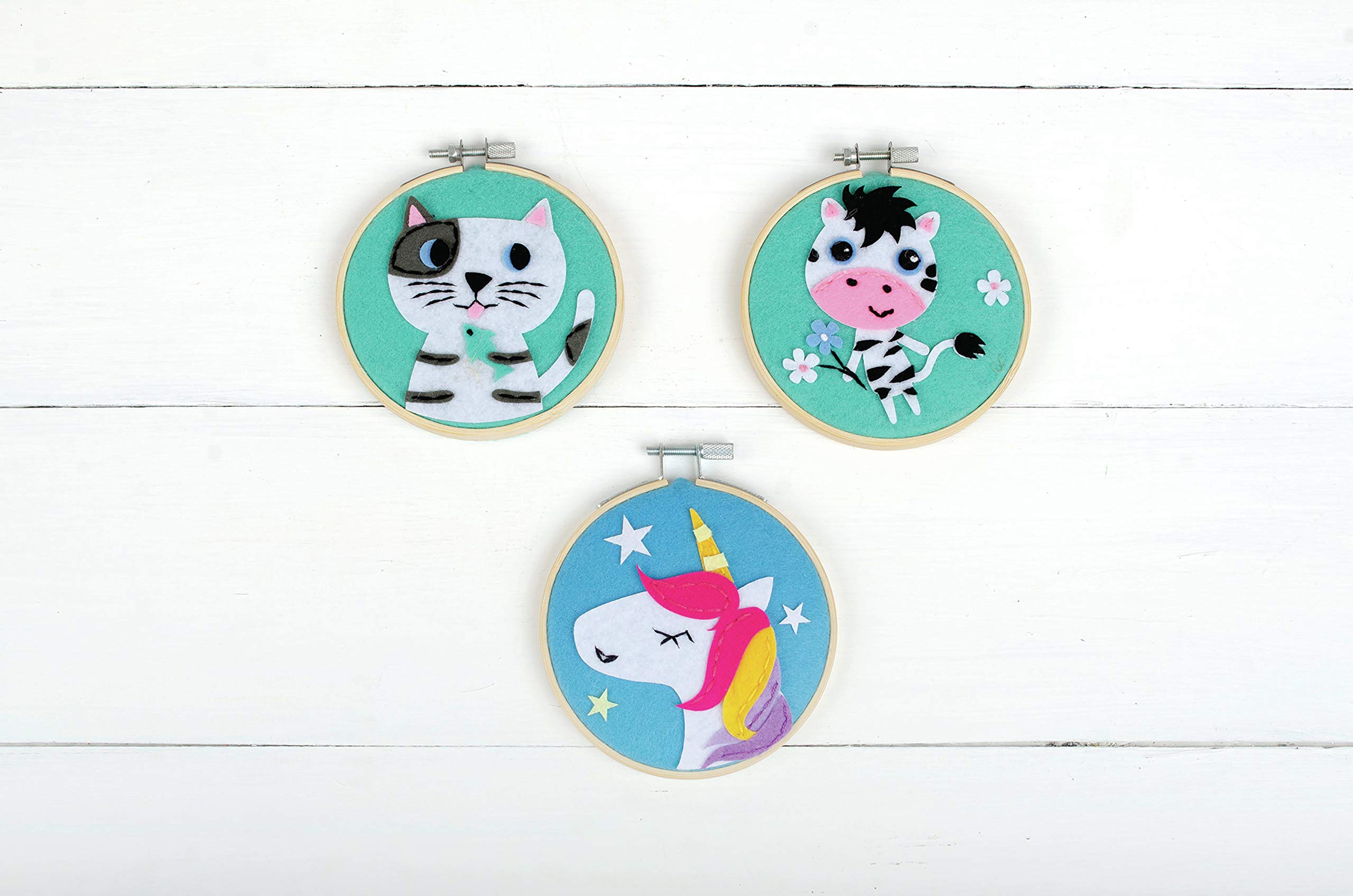 Felt Hoops Cat Toy - Fabric Play for Kittens