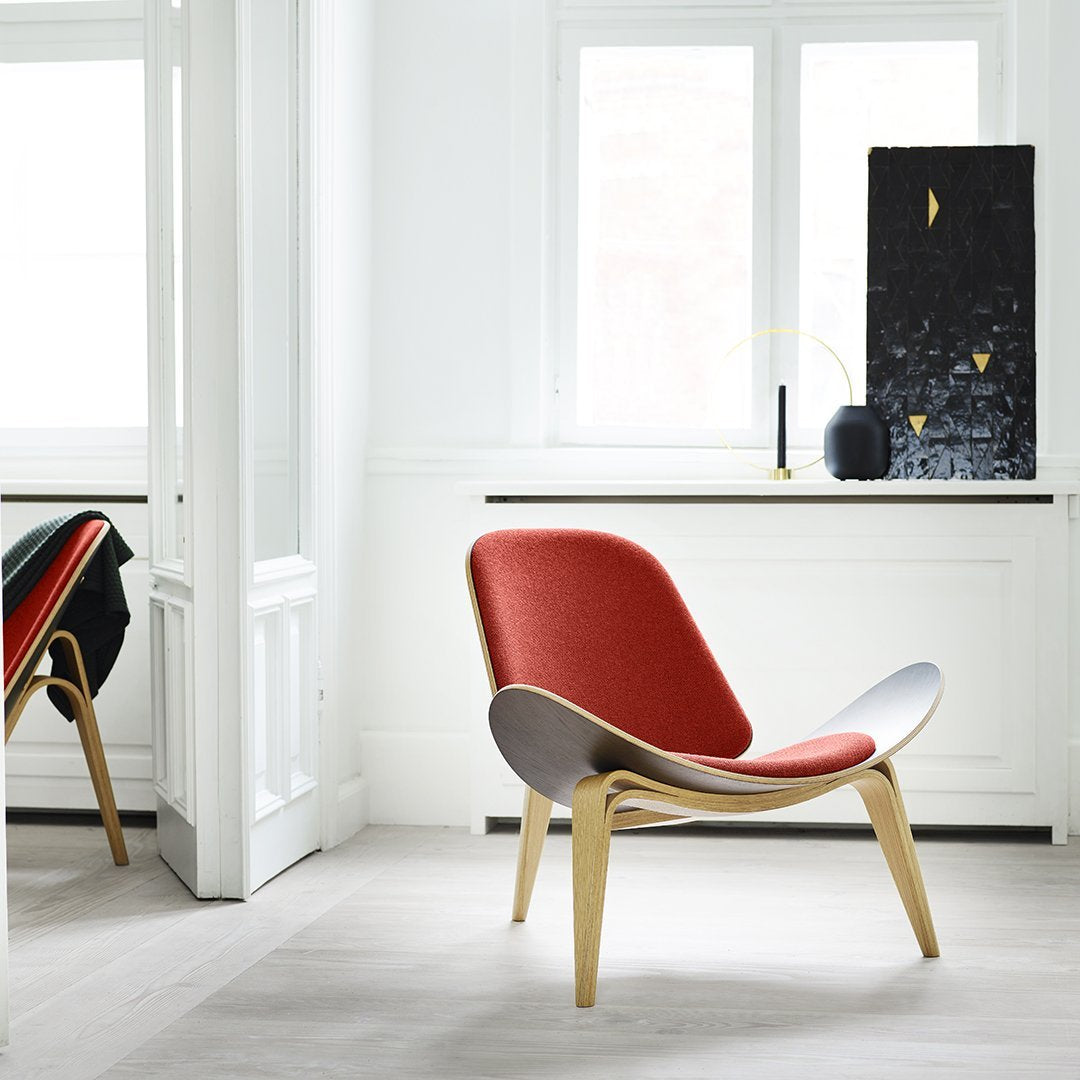 CH07 Shell Chair - Modern Plastic Armchair for Indoor & Outdoor Use - Perfect for Living Room, Patio, or Office