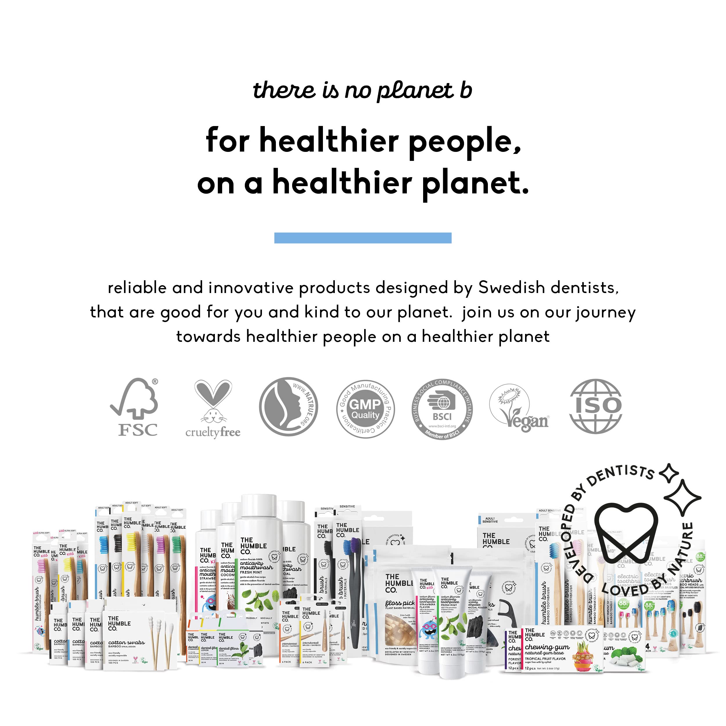 The Humble Co. Bamboo Toothbrushes 5-Pack - Eco-Friendly Natural Bamboo Toothbrushes with Soft Bristles for Adults & Kids | BPA-Free, Biodegradable, Sustainable Oral Care | Perfect for Travel, Home & Zero-Waste Lifestyle