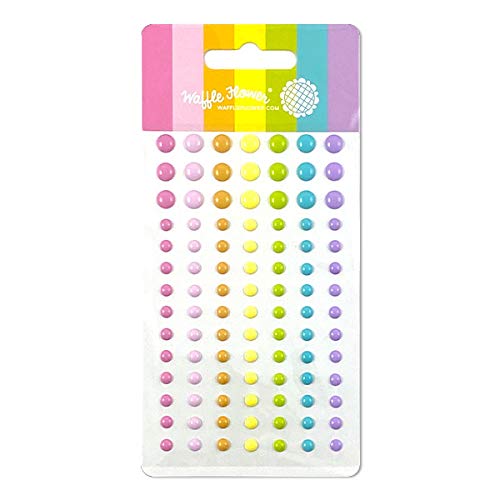Waffle Flower JJ's Rainbows Sampler - Premium Handmade Stamps for Card Making, Scrapbooking & DIY Crafts - Perfect for Greeting Cards, Journals & Home Decor