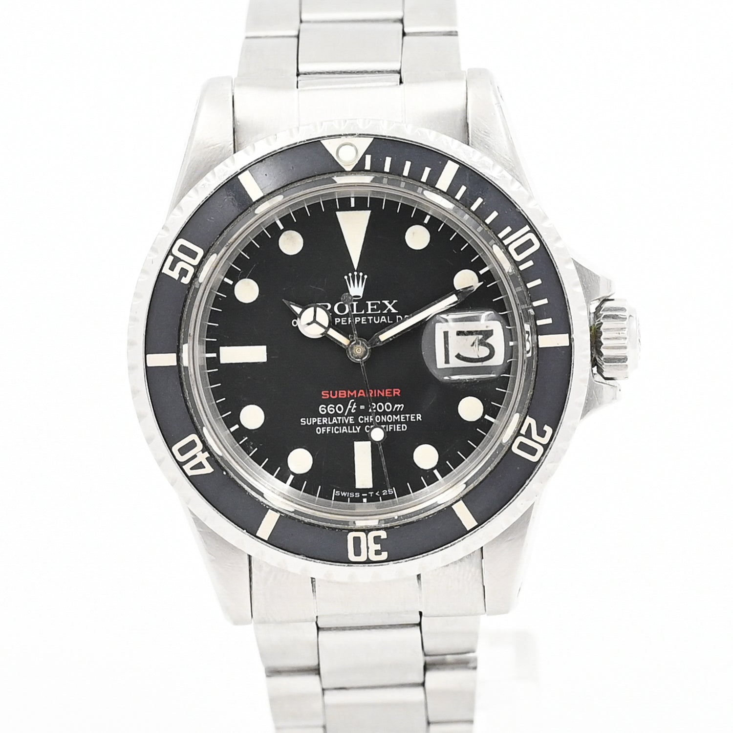 Vintage Rolex Submariner Date 1680 Red 