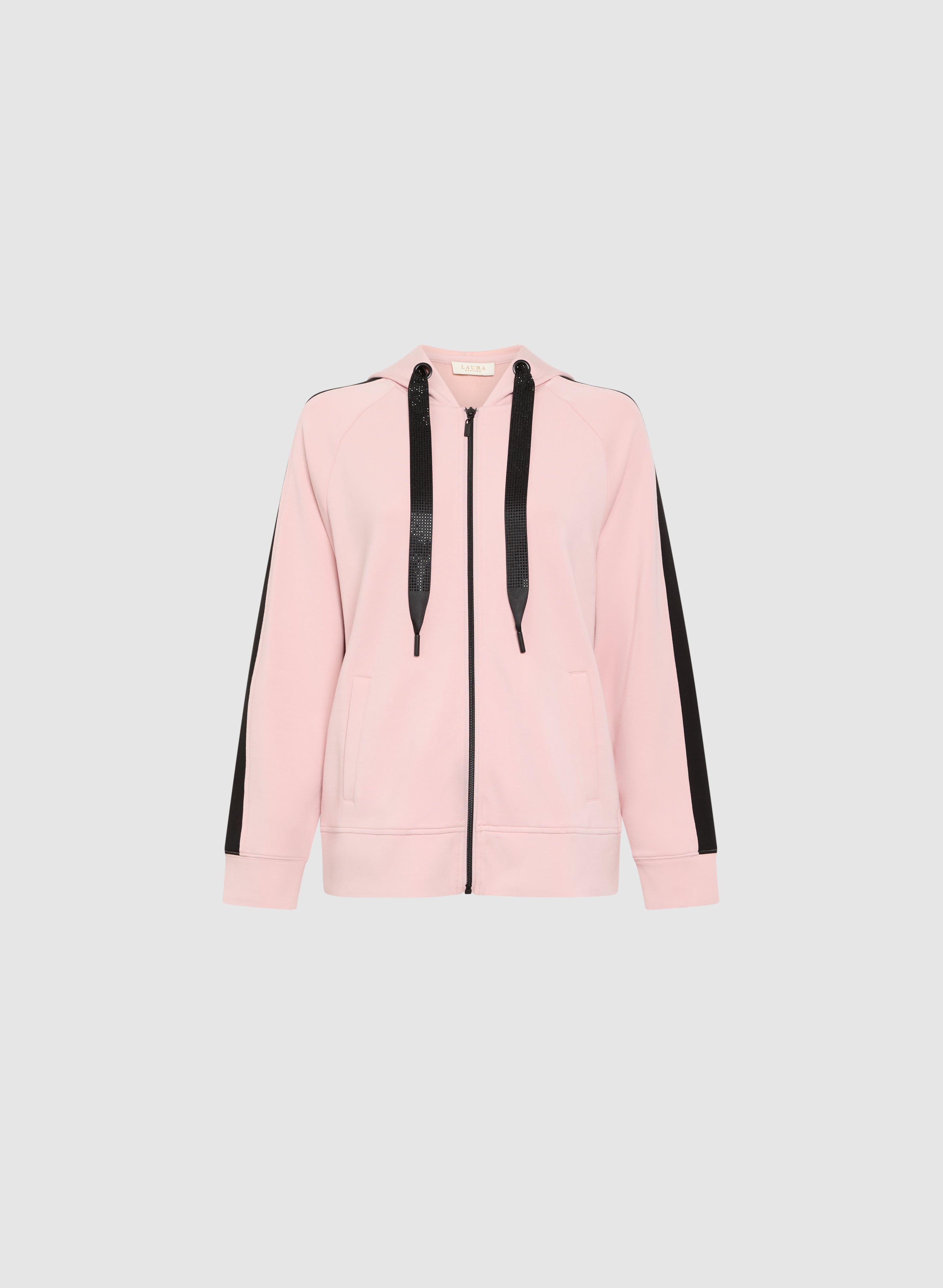 Stylish Contrast Stripe Zip Up Top for Women - Trendy Casual & Athletic Wear - Perfect for Gym, Running, and Everyday Outfits