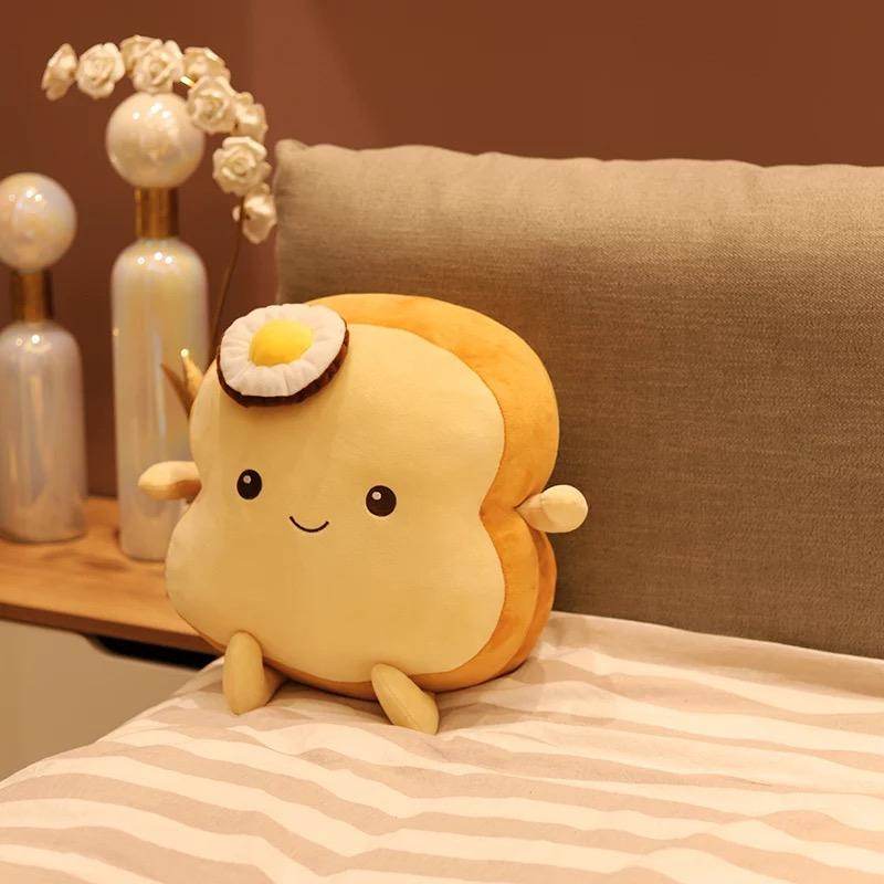 Lola The Loaf: Adorable Kawaii Bread Plush Toy - Perfect for Cute Home Decor, Anime Lover Gifts & Cozy Bedroom Snuggles