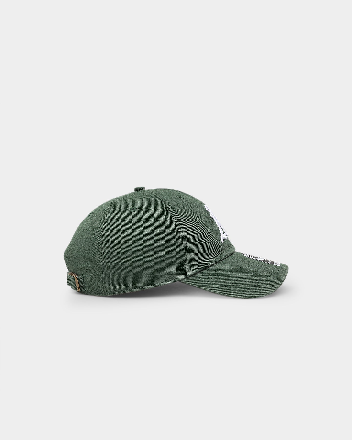 47 Brand Oakland Athletics Clean Up Strapback Adjustable Baseball Cap - Dark Green for Men & Women - Perfect for Baseball Games, Outdoor Sports & Casual Wear