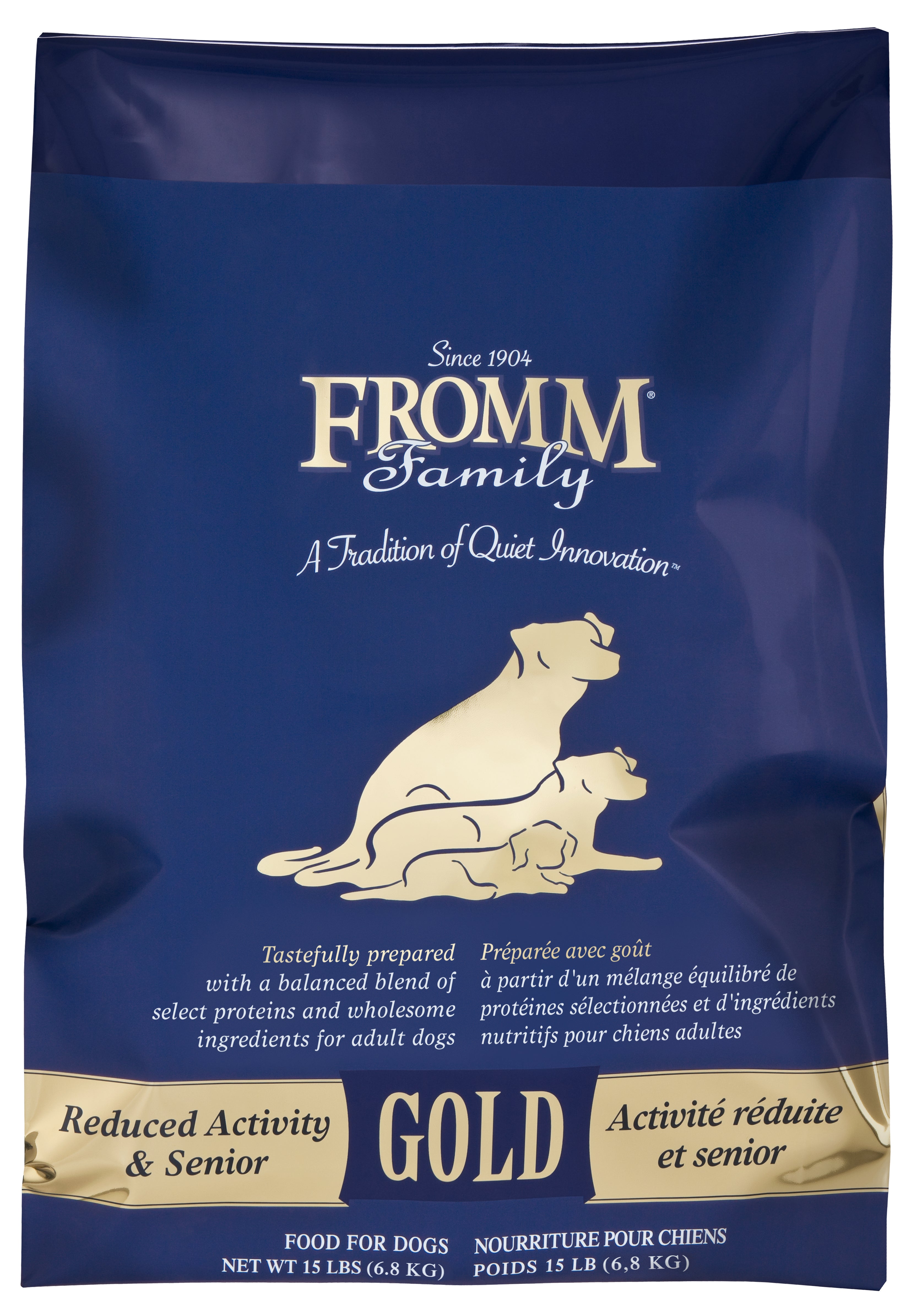 Fromm Gold Grain-Free Dry Dog Food for Senior Dogs - High Protein, Digestive Health - Ideal for Aging & Less Active Dogs