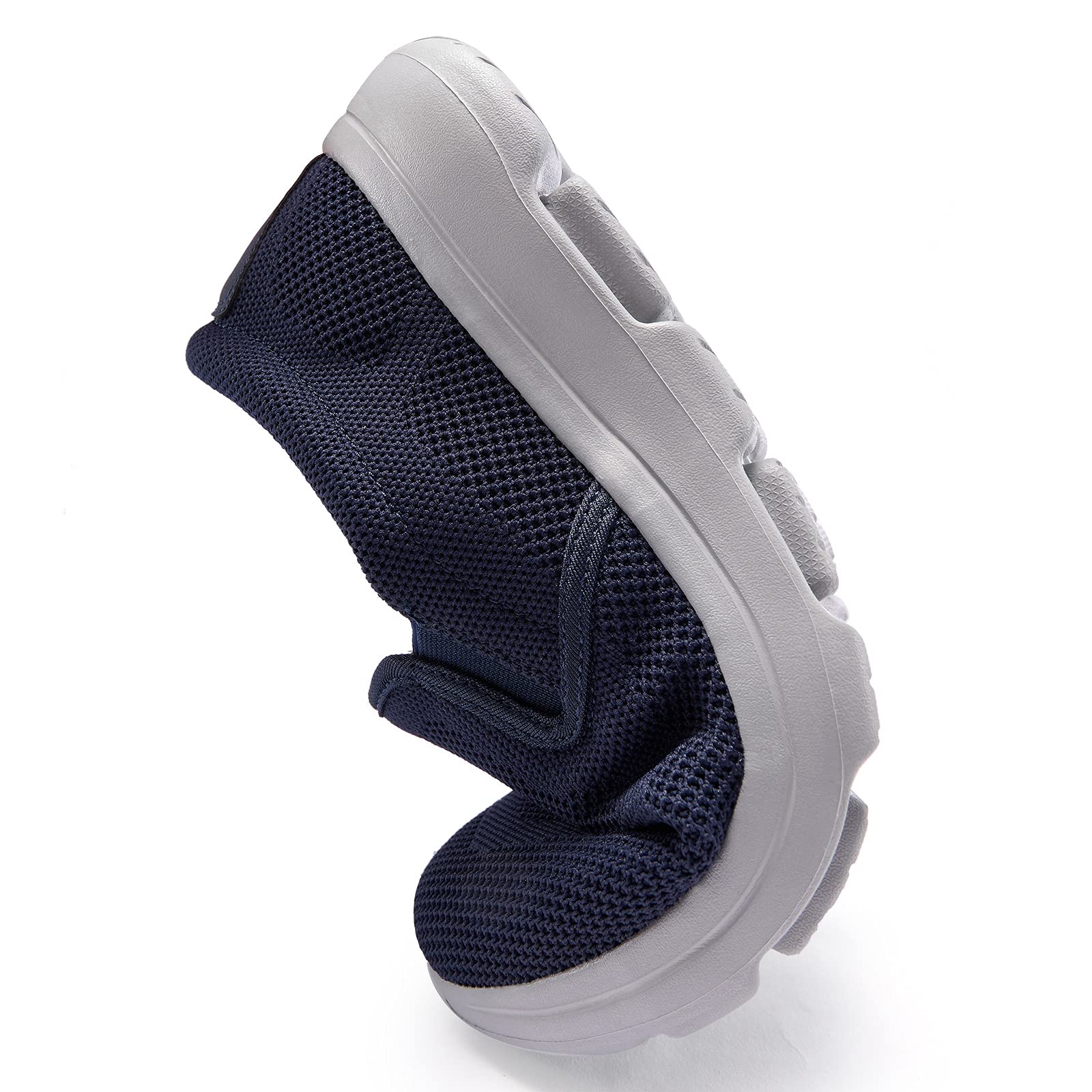 TIOSEBON Men's Breathable Mesh Slip-On Loafers - Lightweight Walking Shoes for Work, Driving & Tennis | Comfortable Casual Shoes for Men | Perfect for Office, Travel & Daily Wear