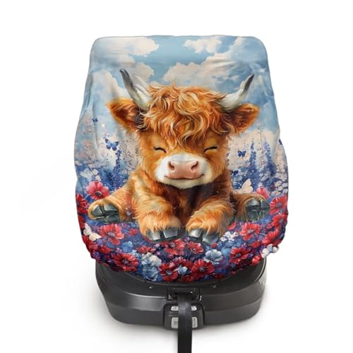 Cartoon Highland Cow