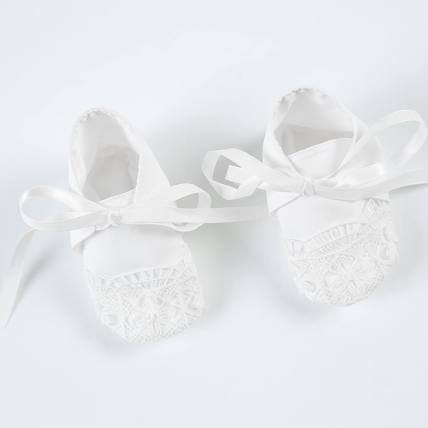Bow Dream Baby Boy's 3-Piece Christening Outfit Set - Soft Cotton Baptism Romper, Hat & Booties for Newborn Photo Shoots & Church Ceremonies