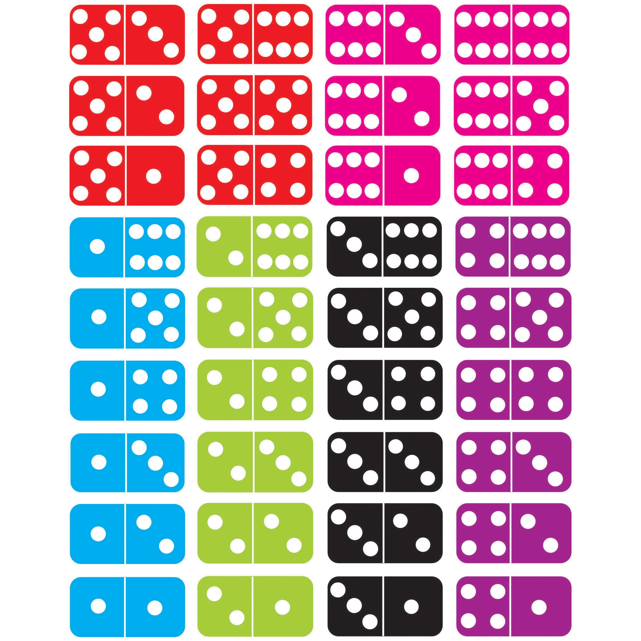 Colorful Educational Magnetic Dominoes Set for Kids - Ashley Productions Die-Cut Learning Toys | Perfect for Classroom Math Games & Homeschool Activities