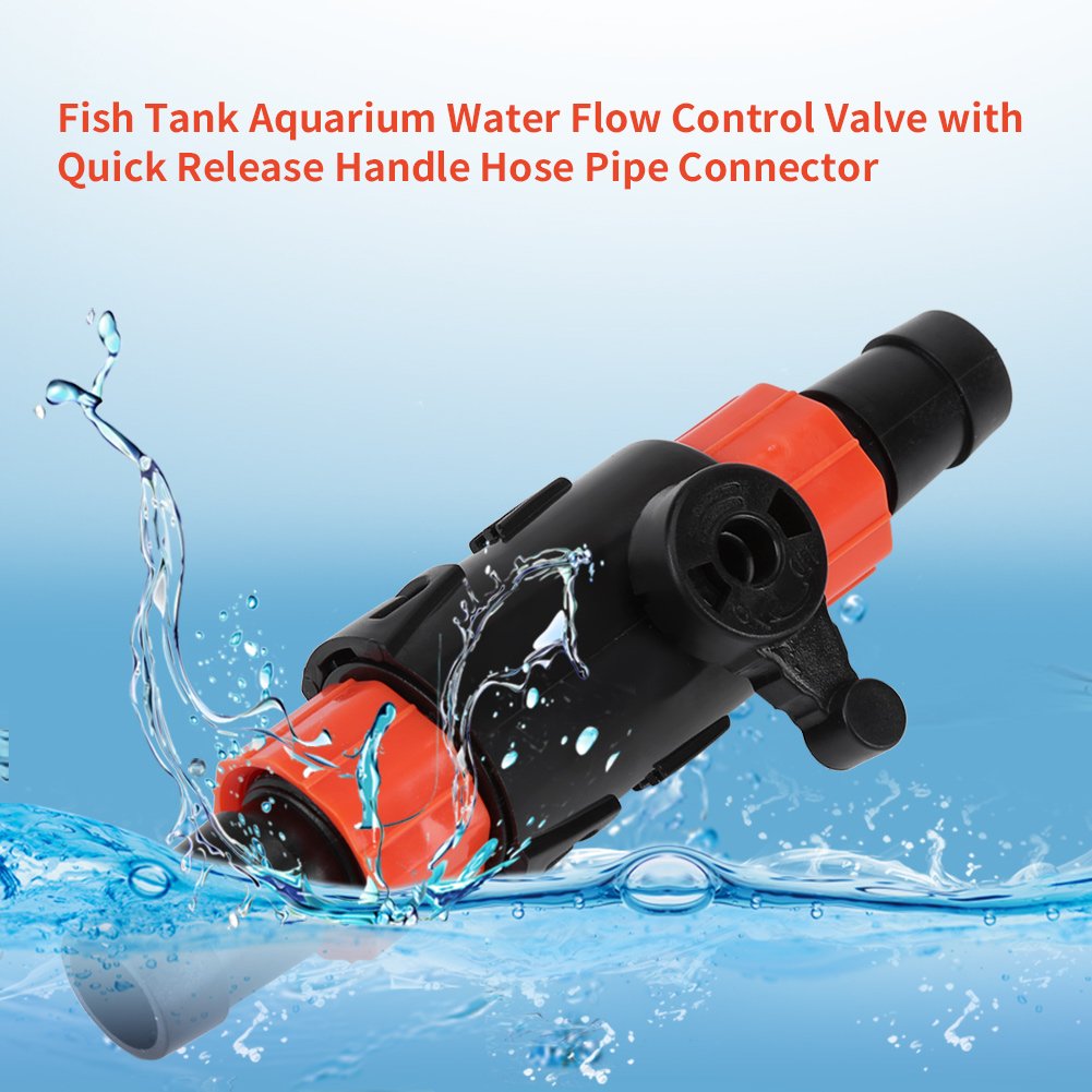 12/16mm Quick Release Hose Valve - Water Flow Control Valve for Fish Tank, Aquarium & Garden - Durable Hose Pipe Connector with Easy Handle (Ideal for Hydroponics, Irrigation & Pet Watering)