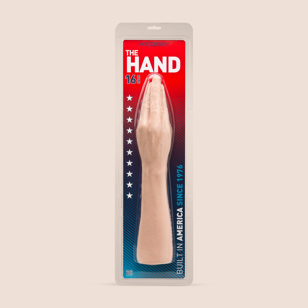 Doc Johnson The Hand - Premium Fisting Toy for Adults, Realistic Silicone Hand Sex Toy for BDSM & Solo Play - Perfect for Couples & Fantasy Exploration
