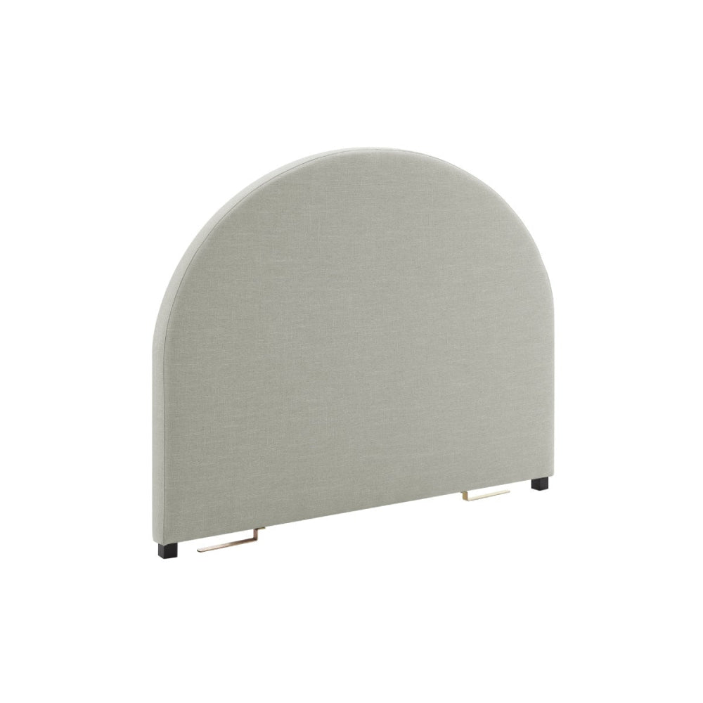 Arch Bed Headboard in Cloud Grey - Modern Upholstered Bed Frame Headboard for Bedroom Decor - Perfect for Master Bedroom, Guest Room, and Apartment