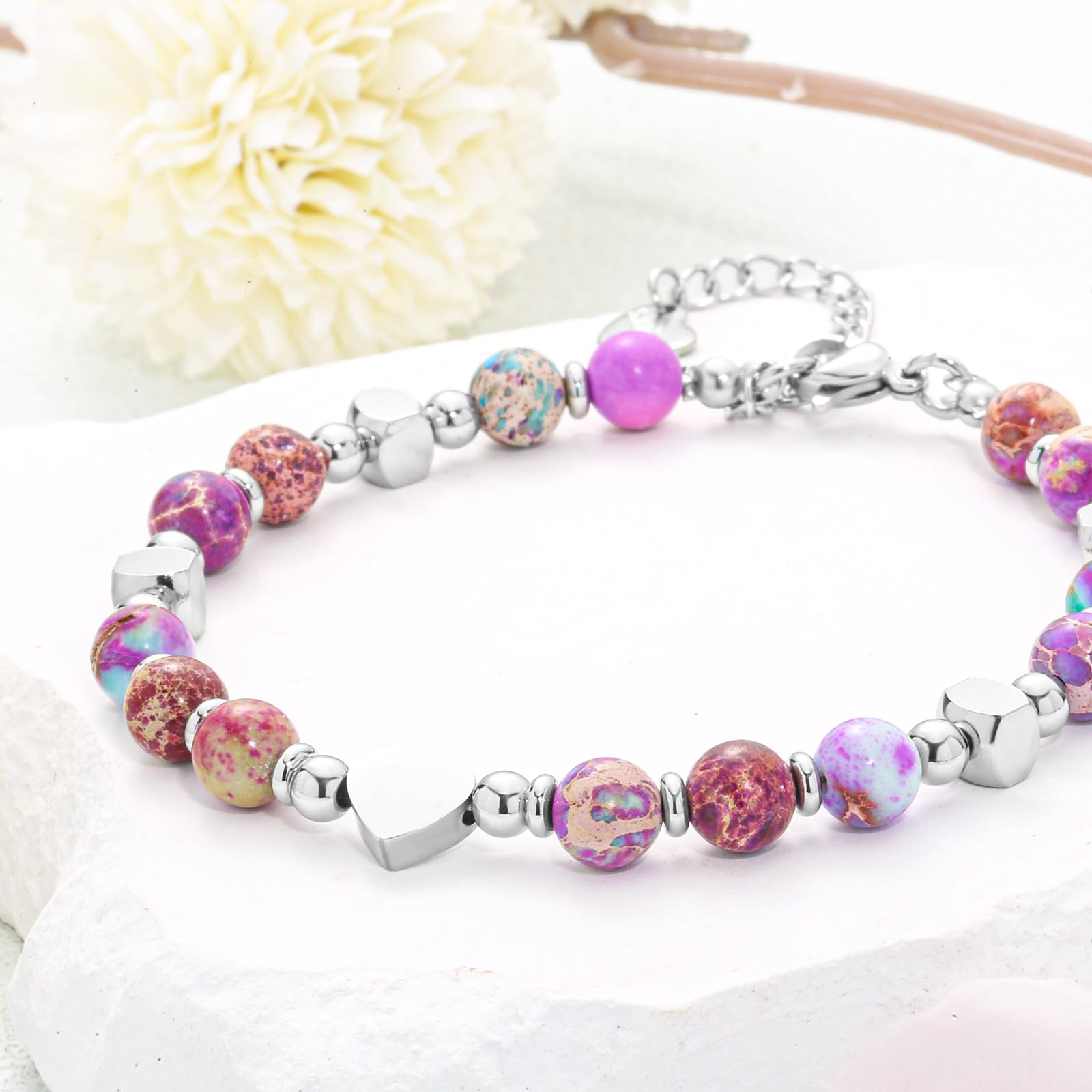 Stylish Beaded Bracelets for Women & Teen Girls - 'Sometimes You Forget You're Awesome' Inspirational Jewelry - Perfect Mother's Day, Birthday Gifts for Mom, Wife, Daughter, Sister & Best Friends - Great for Everyday Wear, Special Occasions & Self-Confidence Boosting