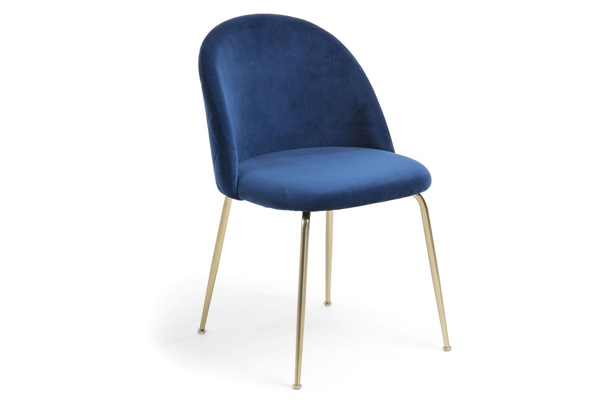 Como Mystere Luxury Dining Chair with Gold Base - Elegant Modern Seating for Home, Restaurant, or Office Breakout Areas