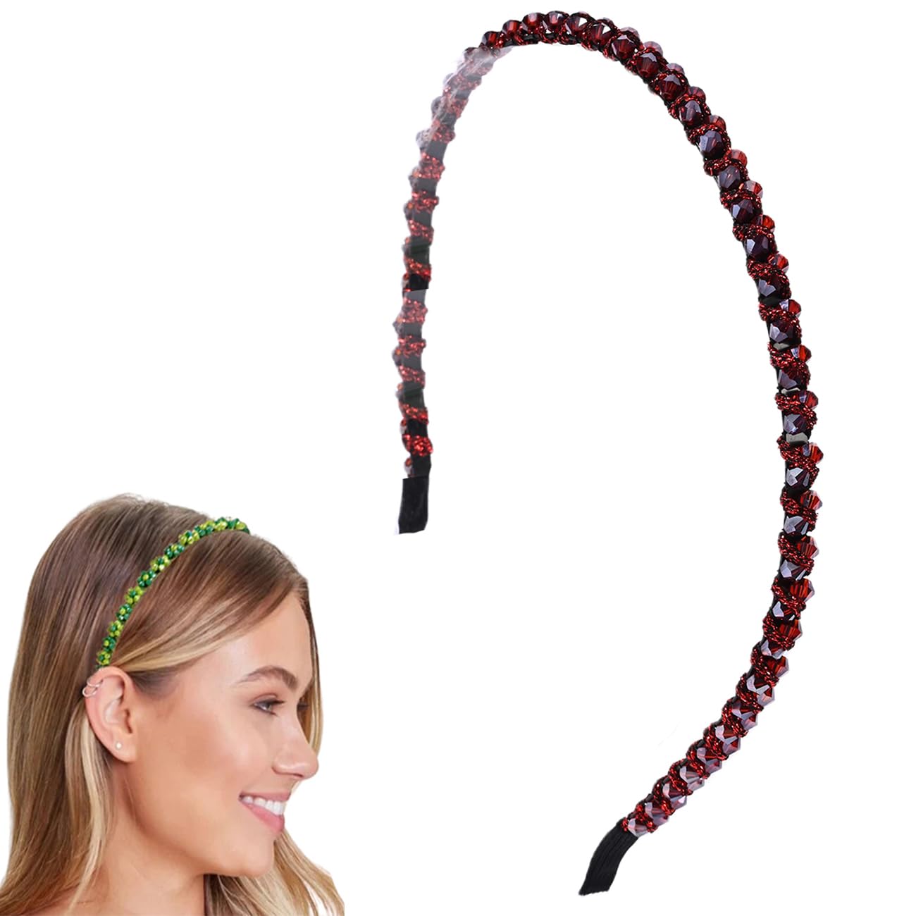 Traziewell Women's Fashion Headbands - Soft Turban Headband & Hair Band Accessories for Women & Girls (Set of 1925) - Perfect for Workouts, Yoga, and Everyday Styling