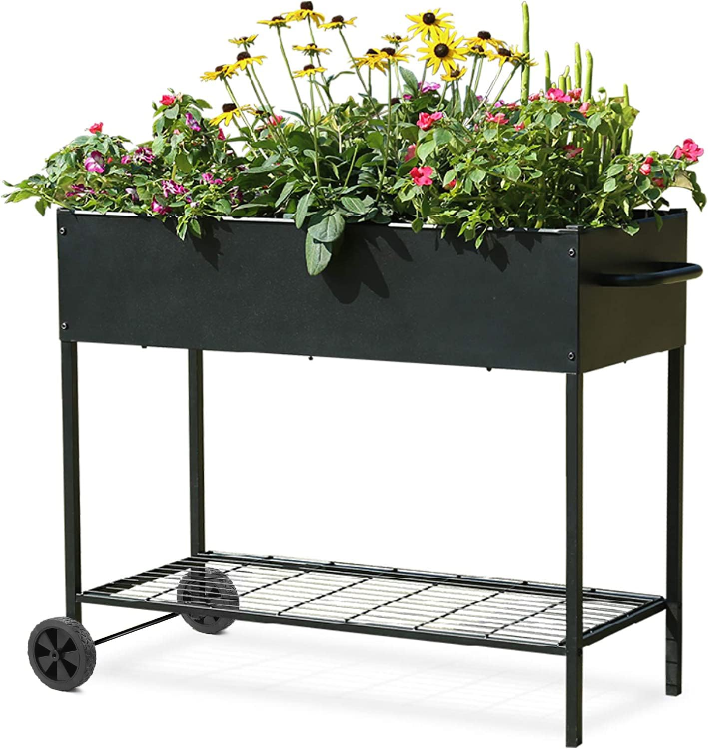 Elevated Metal Raised Garden Bed with Legs - Large Outdoor Planter Box for Vegetables, Flowers & Herbs | Durable Gardening Solution for Patio, Backyard & Urban Farming