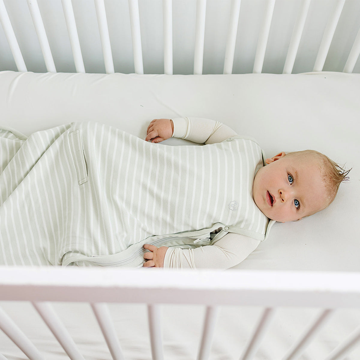 4 Season Ultimate Baby Sleep Bag - Merino Wool & Organic Cotton for Infants 2 Months to 2 Years - Soft & Breathable Birch Gray - Perfect for Nursery, Daycare & Travel