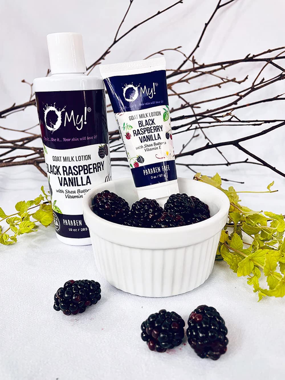 Organic Goat Milk Lotion with Shea Butter & Vitamin E - Farm Fresh Hydrating Moisturizer - Paraben Free, Handcrafted in USA - Perfect for Dry Skin Care & Daily Body Moisturizing