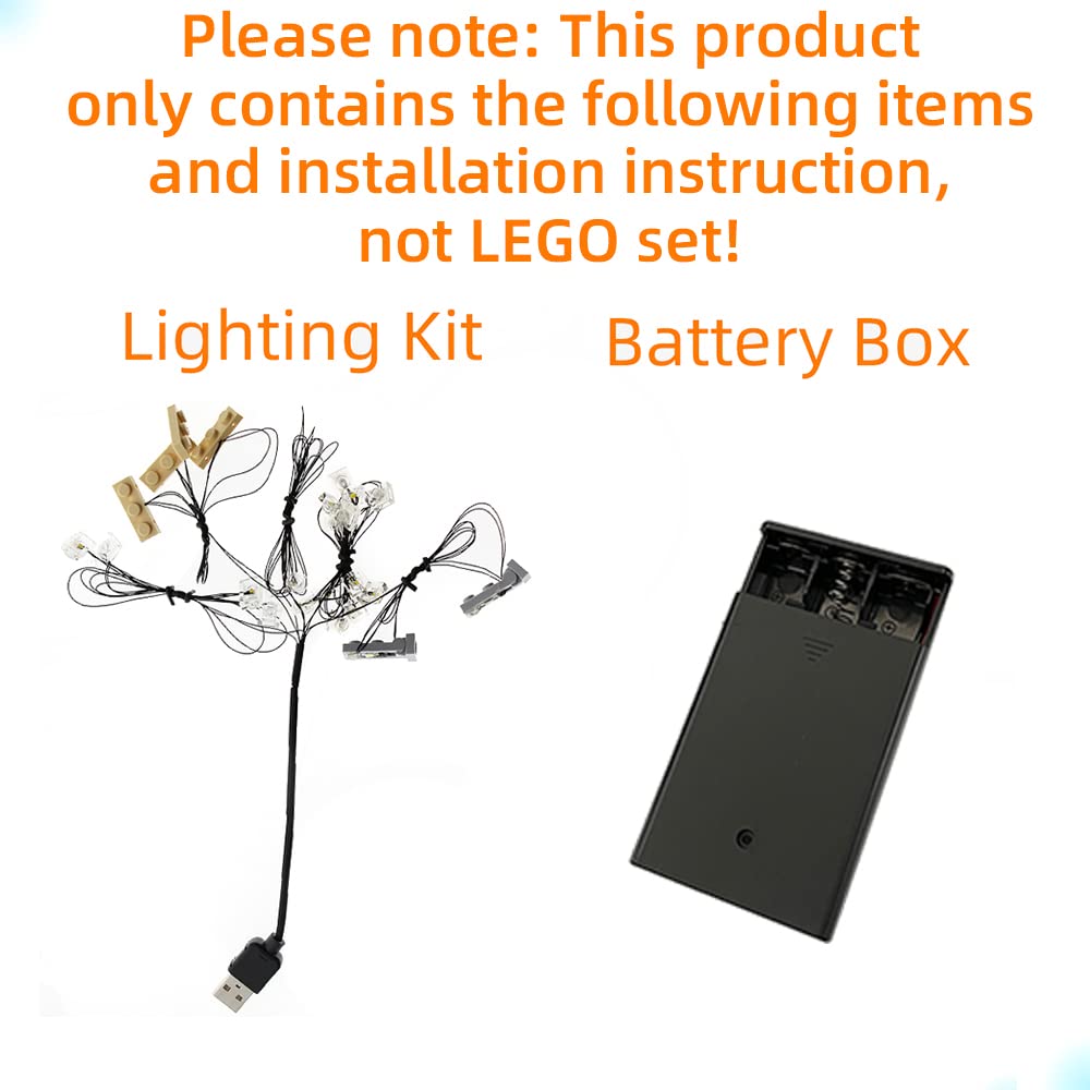 GEAMENT LED Lighting Kit for Statue of Liberty - Compatible with Lego Architecture 21042 Building Set (Model Not Included) - Perfect for Home Decoration, Gift Ideas & Lego Enthusiasts