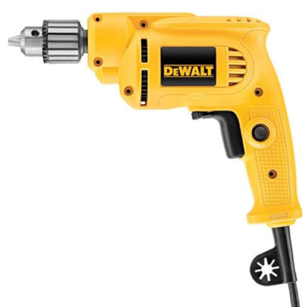 DEWALT 7.0 Amp Corded Drill with Keyed Chuck - Refurbished with Warranty | Professional Power Tools for Woodworking, Metal Drilling & Home Improvement Projects