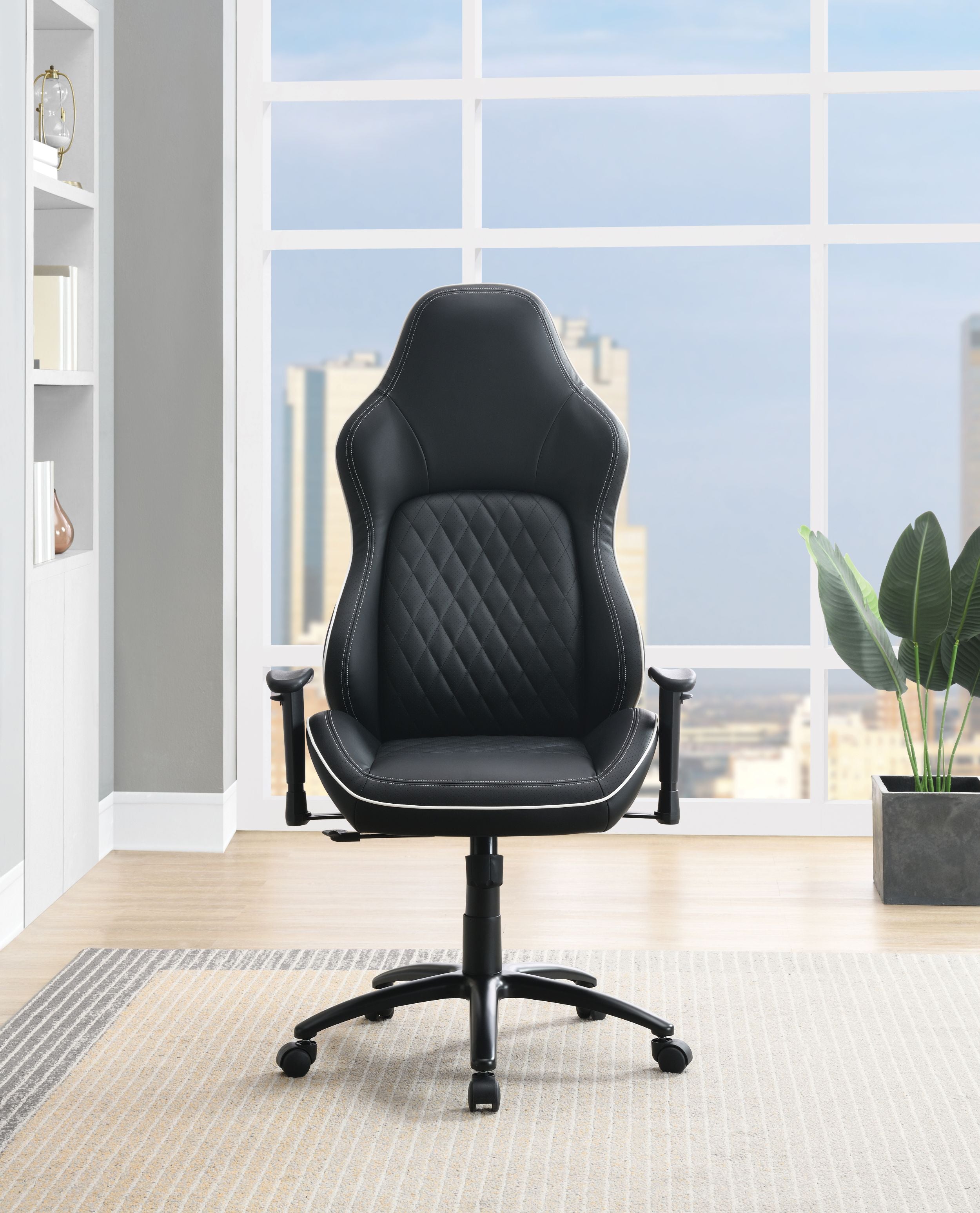 Office Star High Stakes Gaming Chair [HSTK25] - Ergonomic Computer Desk Chair for PC Gaming, Streaming & Office Work - Adjustable Lumbar Support & Headrest - Perfect for Gamers & Remote Workers