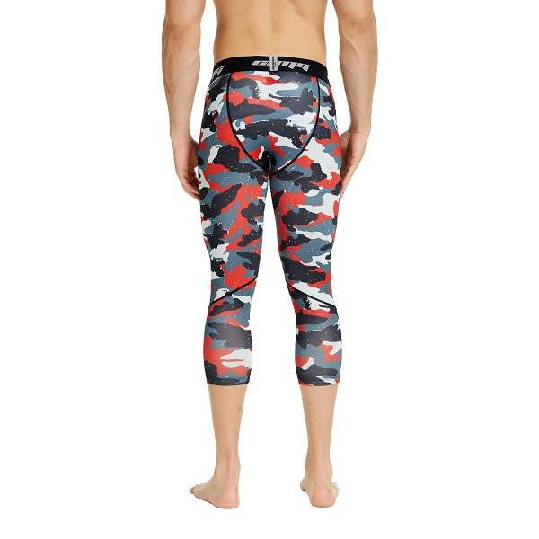 Breathable 3/4 Compression Tights for Men & Boys - Running, Gym, Sports & Active Wear - Moisture Wicking & Anti-Chafing Design