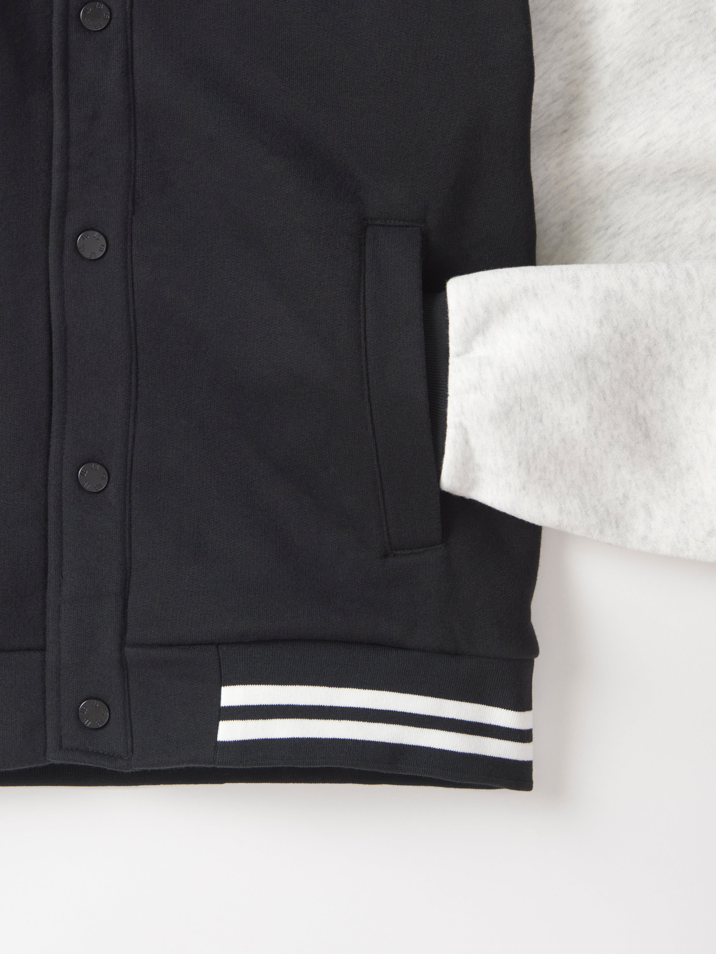 Stylish Black Adult Varsity Jacket for Men & Women - Perfect for Casual Wear, Sports Events & Street Fashion