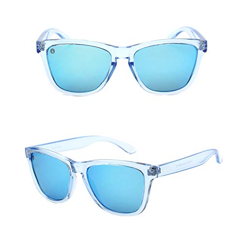 Light Blue Lens - Clear Blue Frame (Bocas Blu)