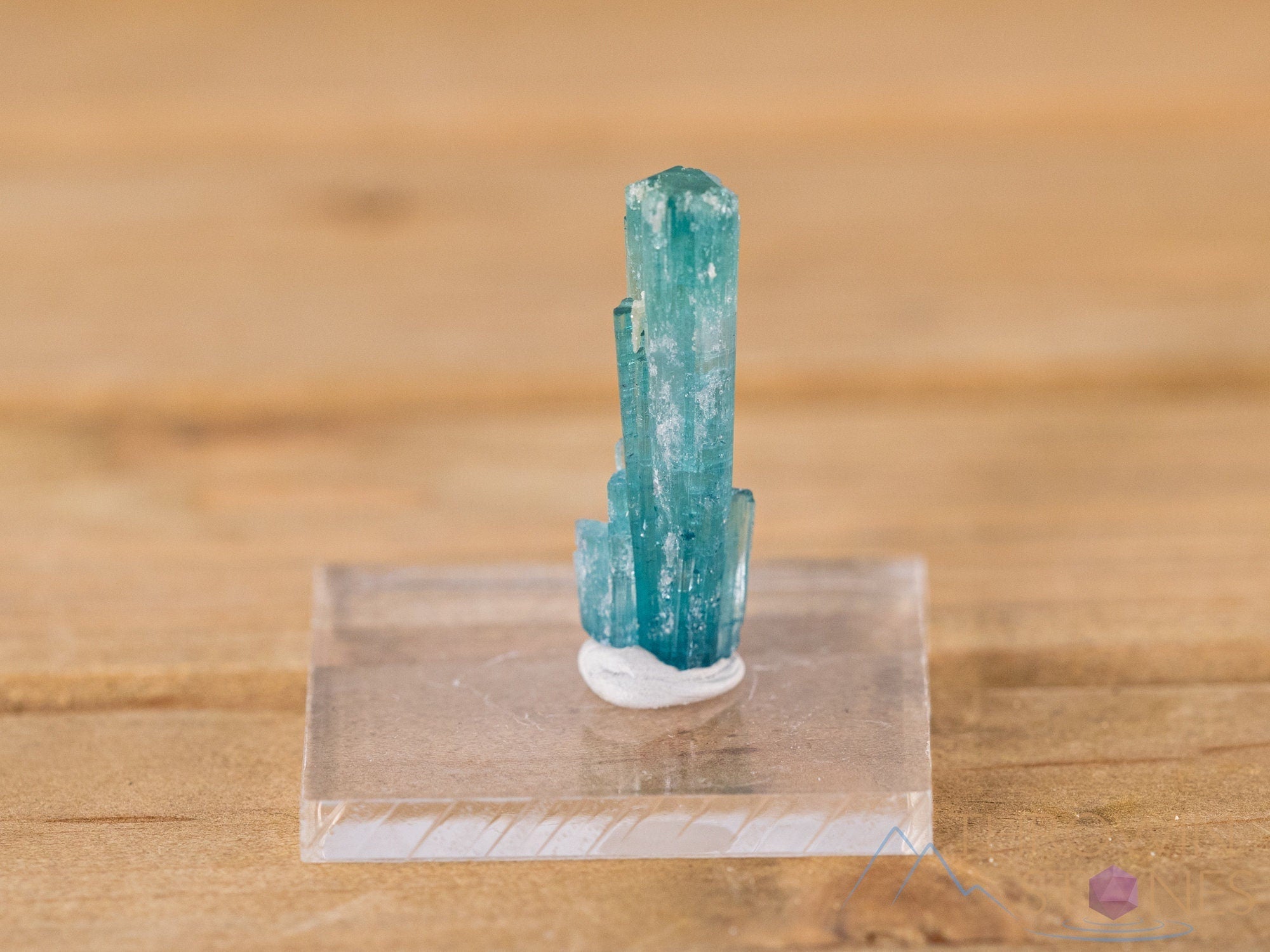Natural Blue Tourmaline Raw Crystal Point - Healing Stone for Jewelry Making, Birthstone Gift, Meditation & Energy Work | Perfect for Necklaces, Bracelets & Home Decor