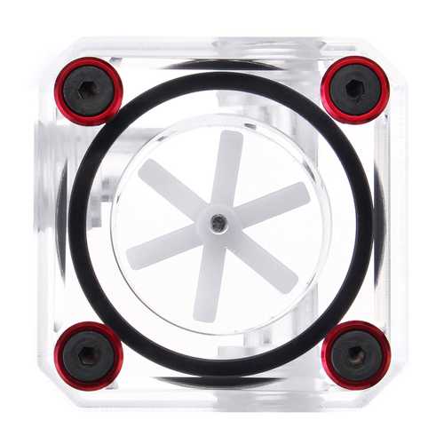 Bykski B-FMPA-X 3-Way G1/4 Thread Water Cooling Flow Meter - High Precision Liquid Cooling System Monitor for PC Gaming Rigs & Custom Loop Builds