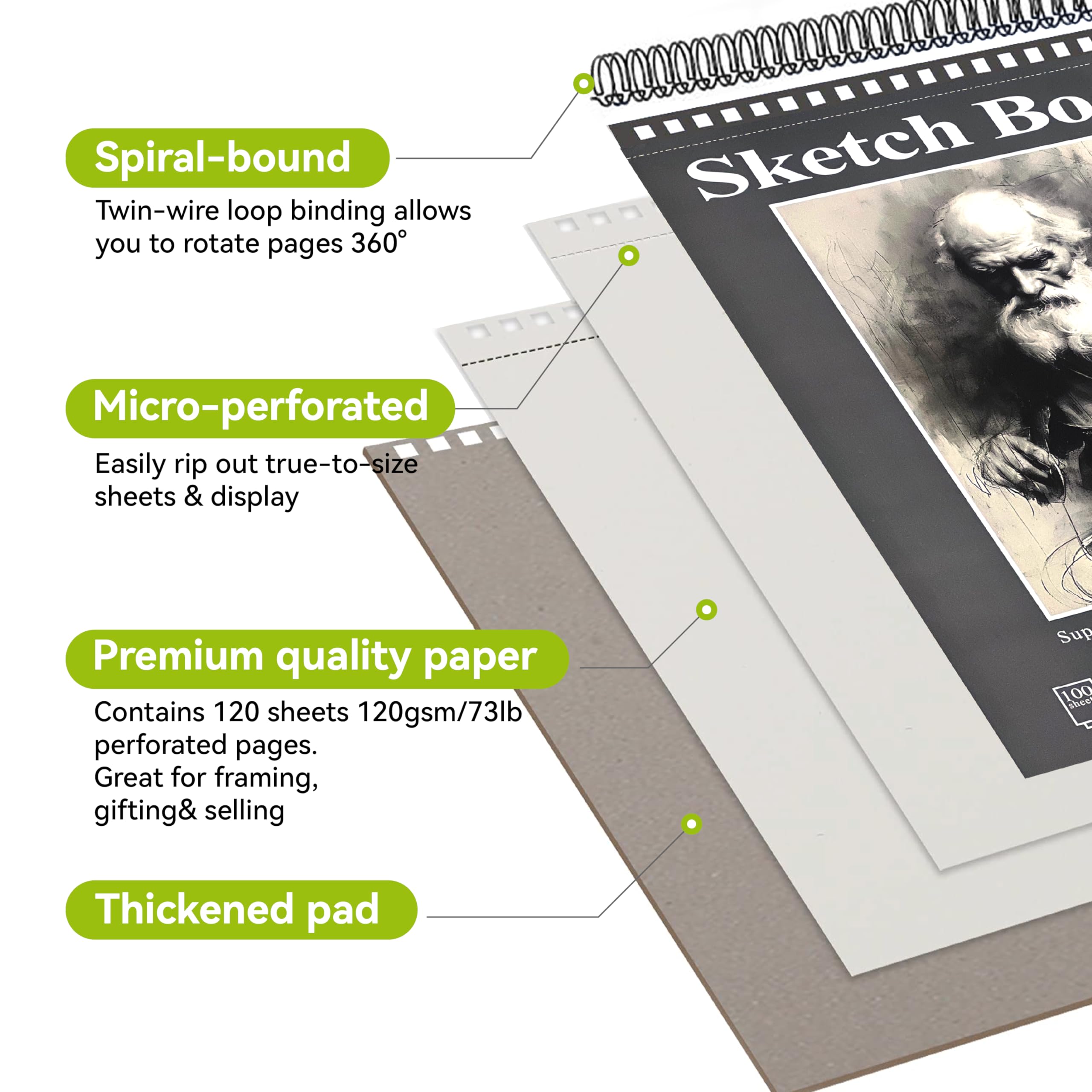 Professional Sketch Book 9