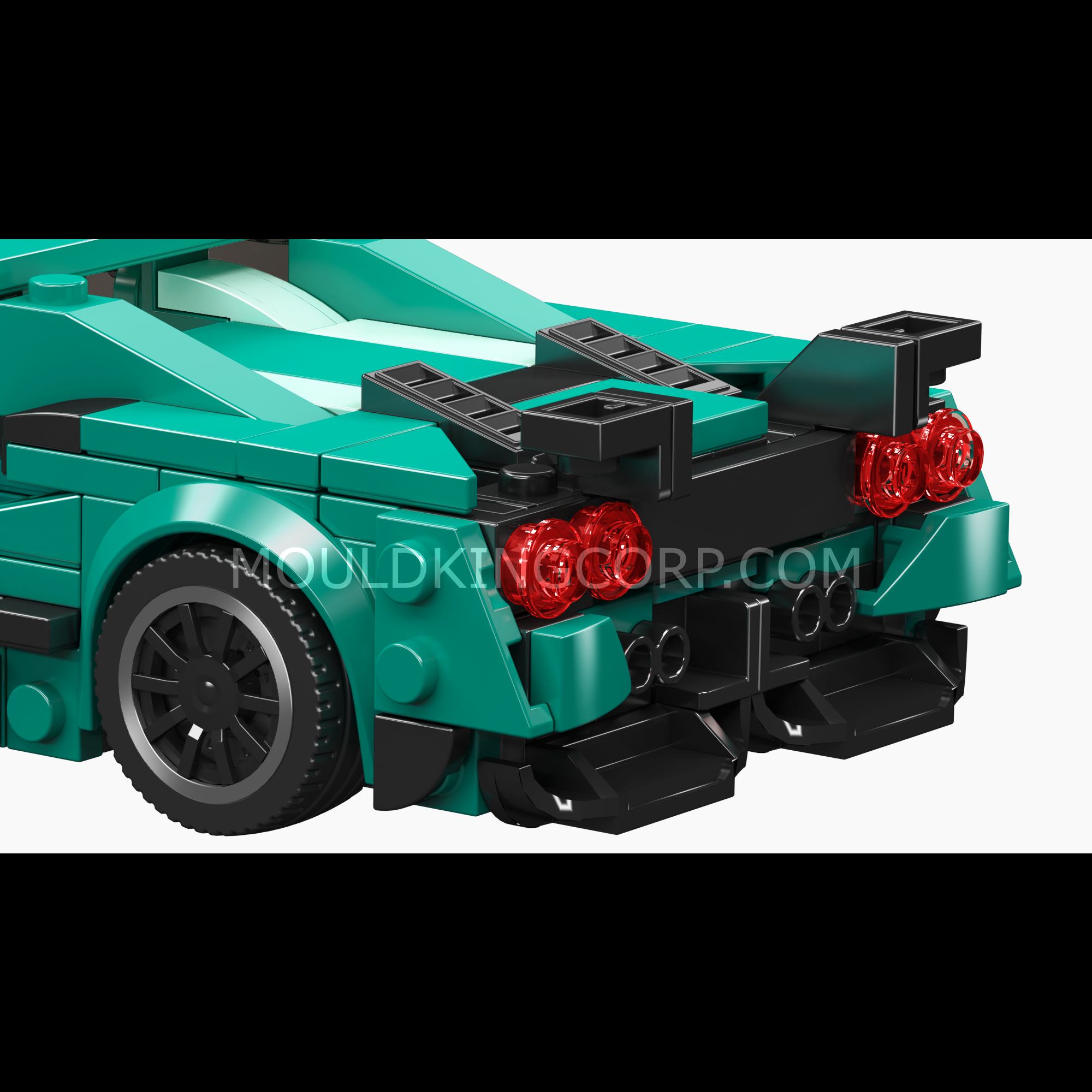 Mould King 27085 F8XX Supercar Model Building Kit - 412 Piece DIY Race Car Construction Set for Adults & Teens | Perfect for STEM Learning, Gift Giving & Display Collection