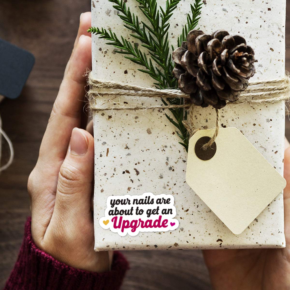 Handmade Sticker Pack for Small Business & Nail Packaging