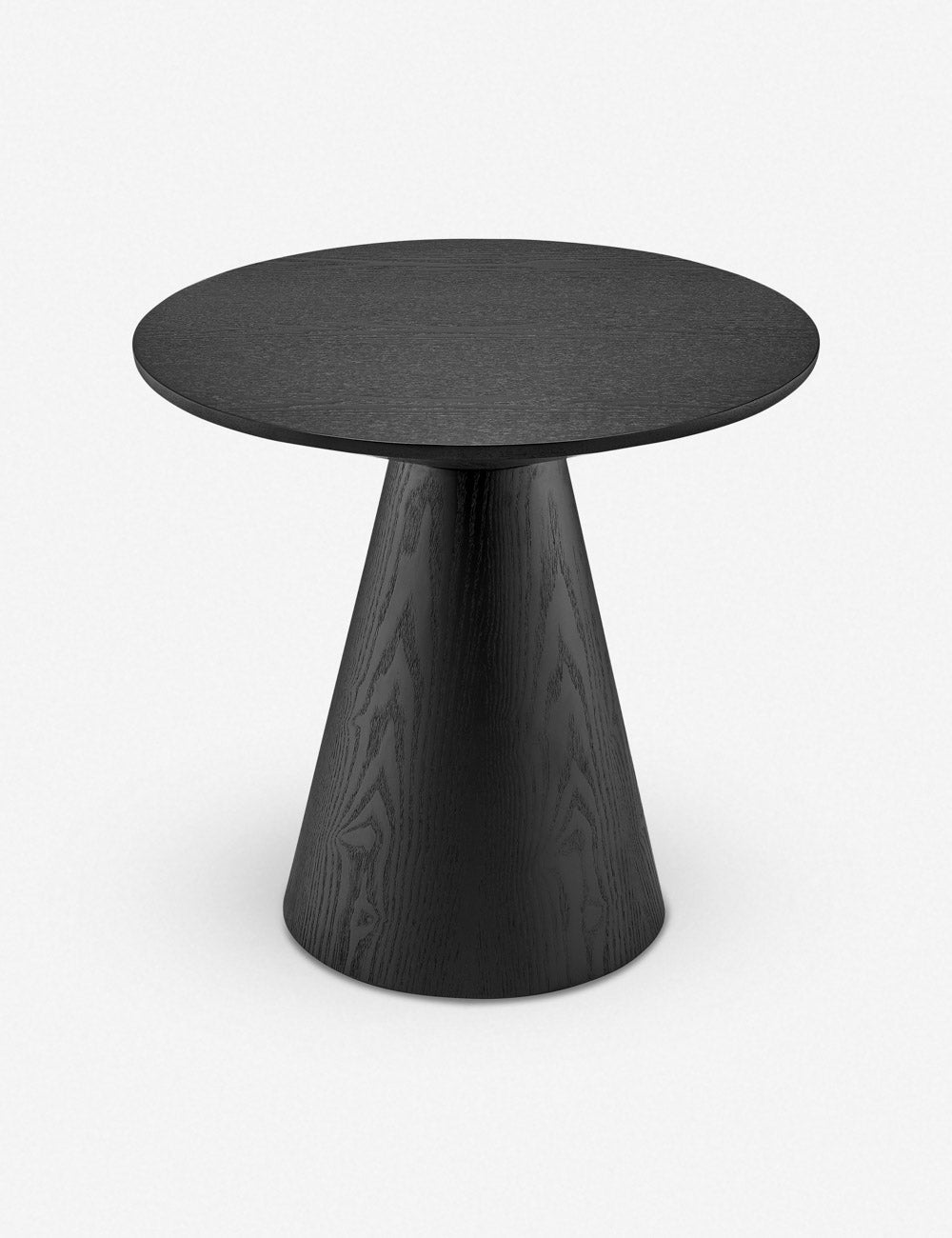 Round Side Table with Metal Base - Modern End Table for Living Room, Bedroom, or Office - Perfect for Small Spaces and Home Decor