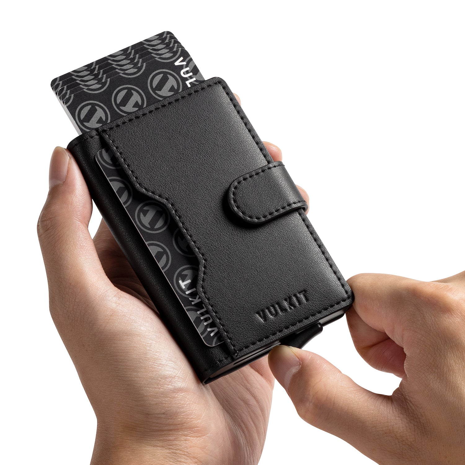 VC207 RFID Blocking Bifold Wallet with ID Window & Magnetic Closure - Secure Slim Wallet for Men & Women, Perfect for Travel, Business & Everyday Use