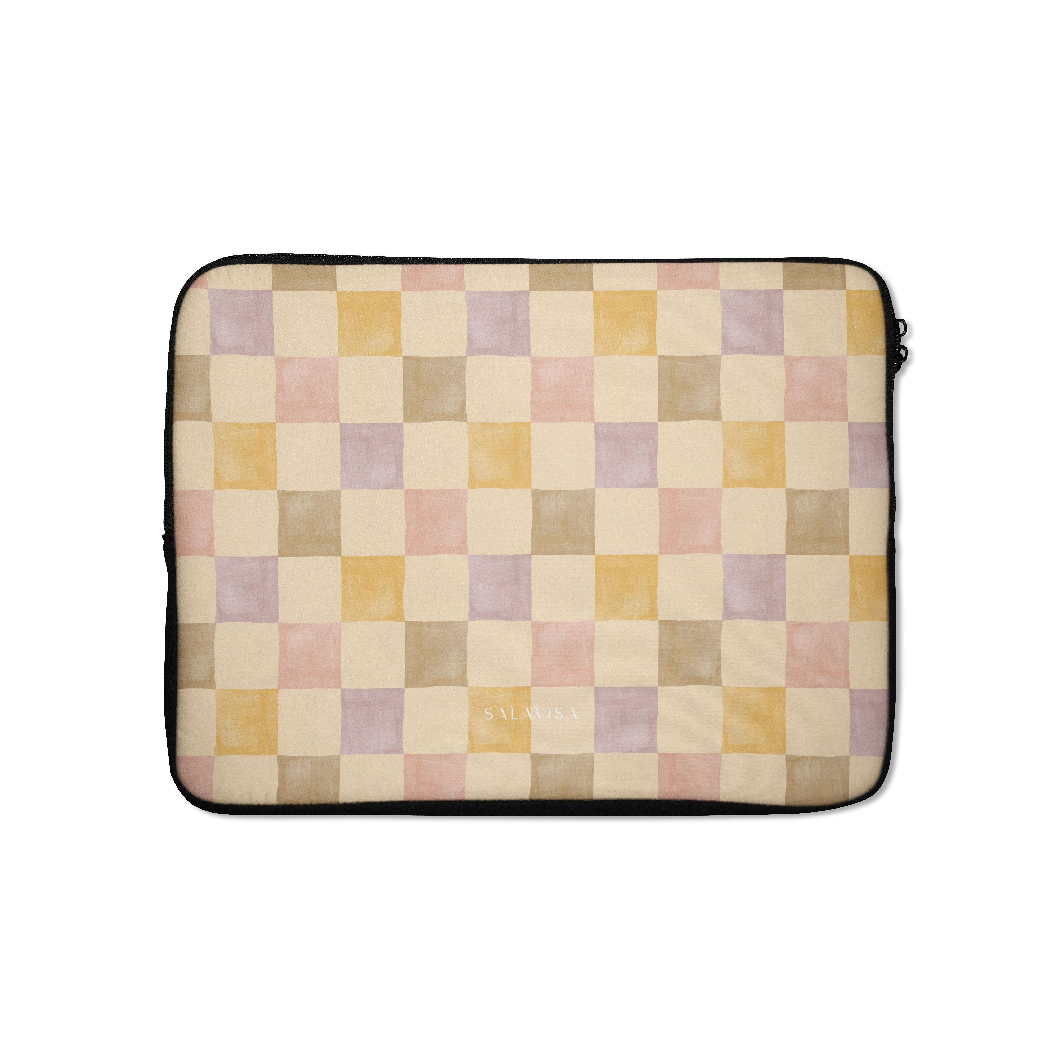 Premium Laptop Sleeve for MacBook & Windows - Lightweight & Water-Resistant Protective Case for 13-15 Inch Laptops - Perfect for Work, School & Travel - Pale Paradise Design