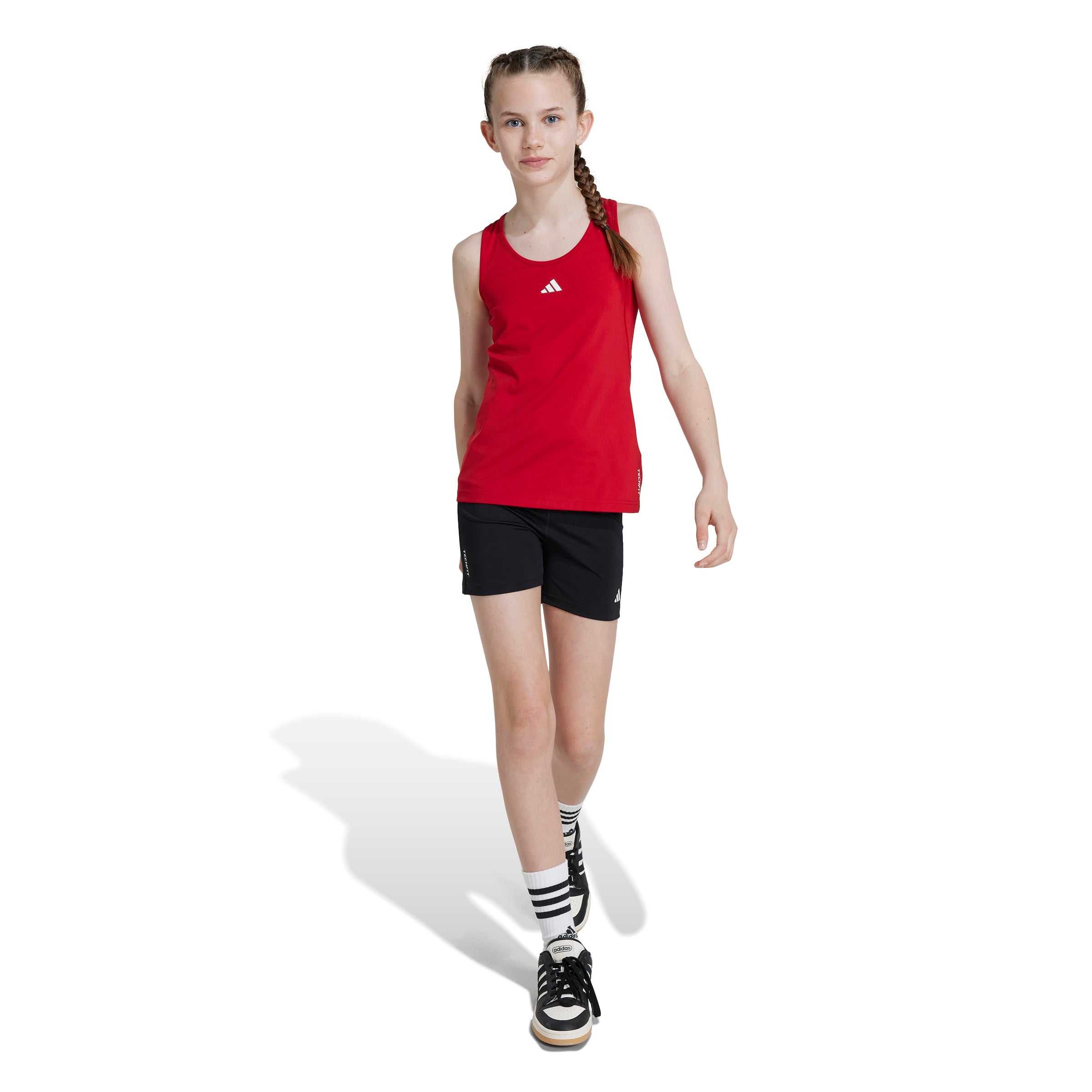Adidas TECHFIT Short Tights for Kids & Youth - Comfortable Athletic Compression Pants for Running, Training & Sports Activities