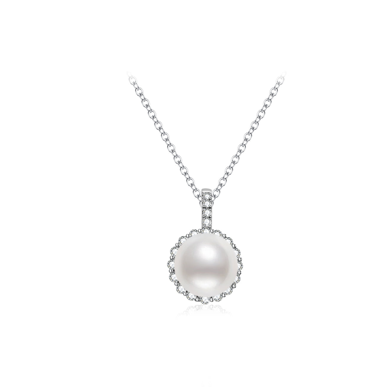 18K Solid Gold Australian White South Sea Pearl Necklace for Women - Luxury Elegant Jewelry Gift for Wedding, Anniversary & Special Occasions