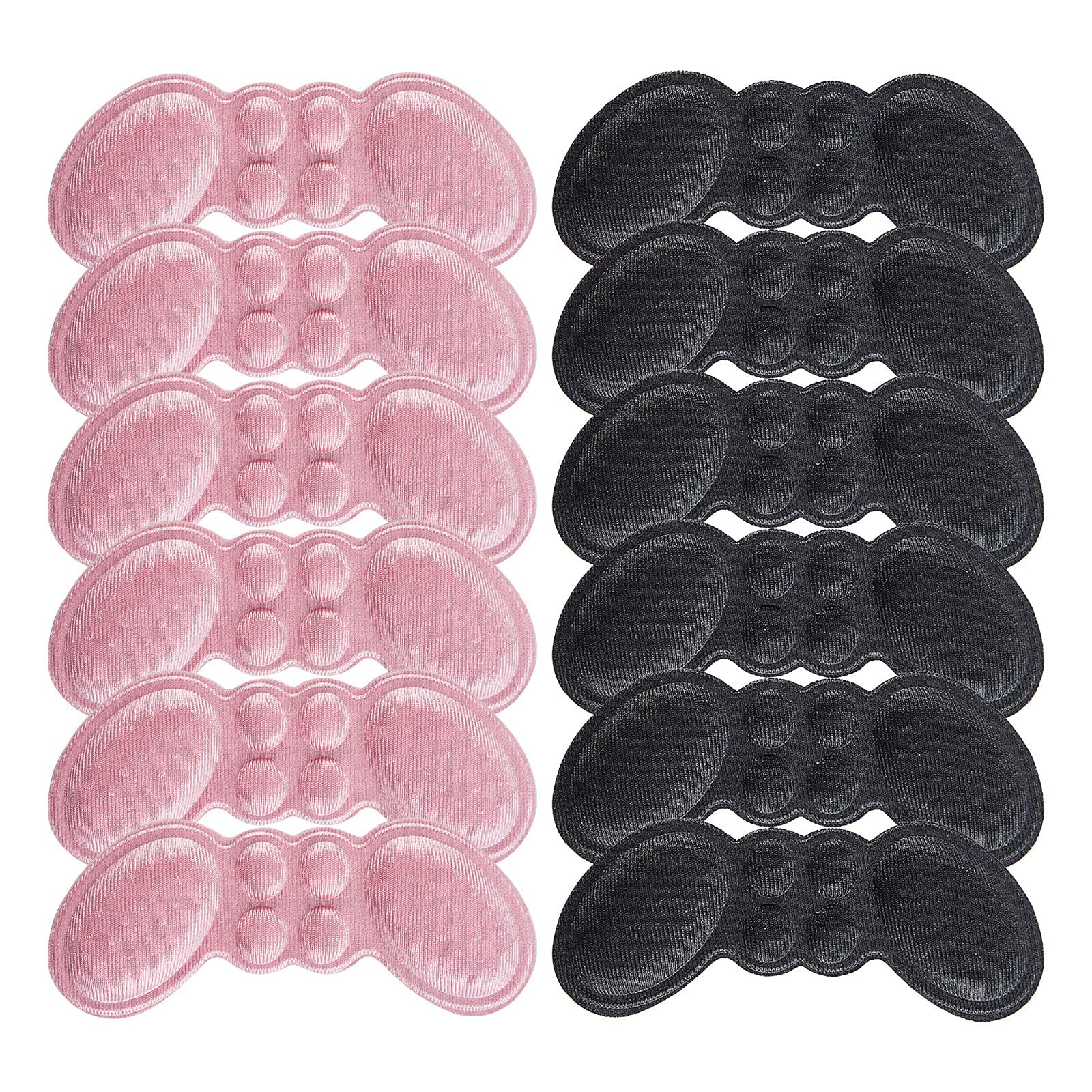 Multicolor Heel Cushion Pads for Shoes - Soft Foot Care Sponge Inserts for Hard Heels & Cracked Skin Relief - Perfect for Daily Wear, High Heels & Work Boots