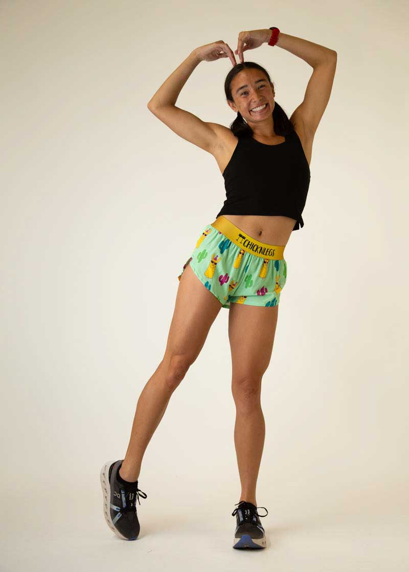 Women's Green Llamas 1.5