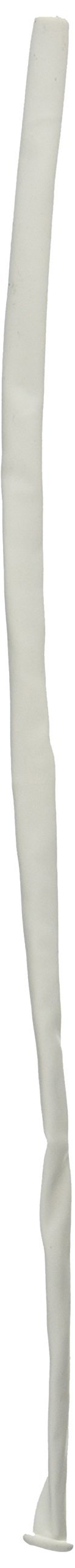 Qualatex 260Q White Pencil Latex Balloons - 100 Pack | Premium Party Decorations for Birthdays, Weddings & Events | Durable, High-Quality Balloons for Professional Decorators
