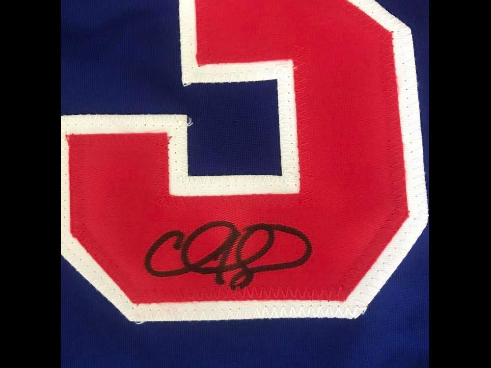 Authentic CLIFF FLOYD Montreal Expos #30 Signed Autographed Baseball Jersey with JSA COA AA70402 - Perfect for Sports Memorabilia Collectors & Baseball Fans Display